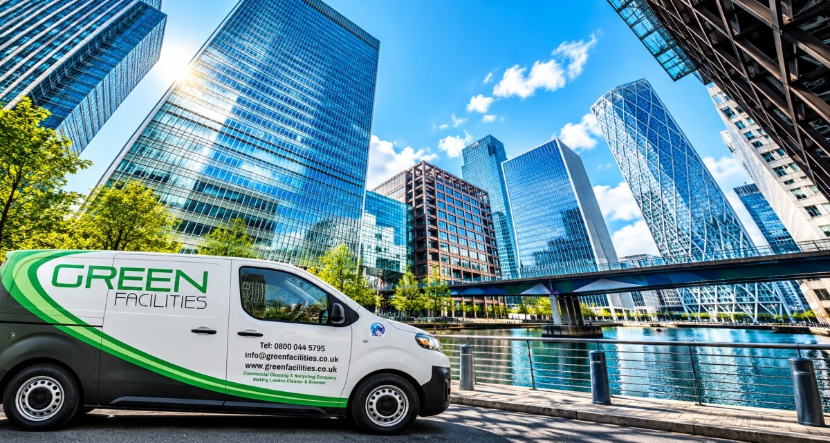 Green Facilities Van by the Waterfront