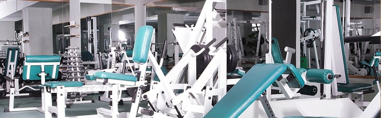 Health club cleaning - clean gym equipment