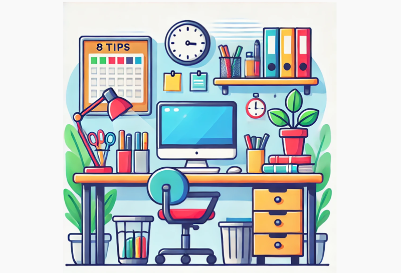 8 Tips To Clean Your Desk And Work Station
