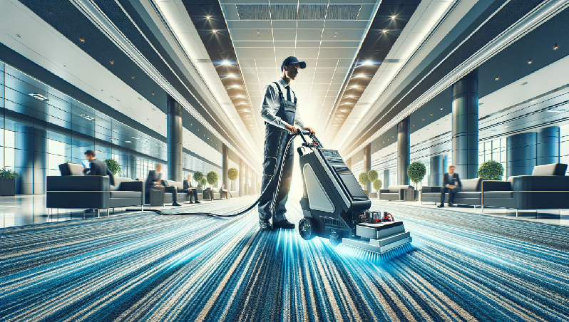 How To Efficiently & Safely Clean Commercial Carpet
